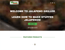 Tablet Screenshot of jalapenogriller.com